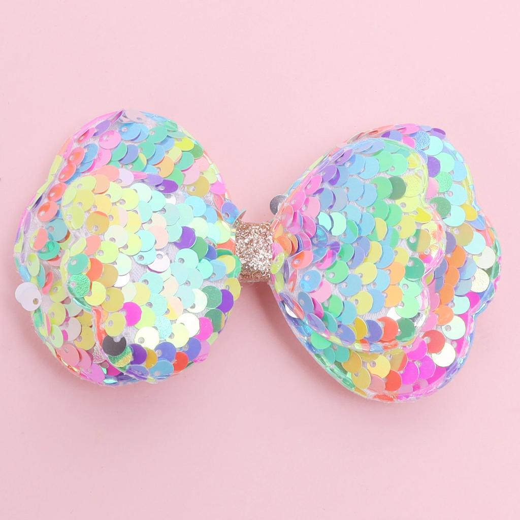Colorful Glitter Bow Hair Accessories Kit: Semi-Finished Materials for DIY Clothing and Decorations