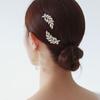 Romantic Hair Jewelry Pearl Leaves Tiara Headpiece Hair Combs Bridal Clips Flower Hair Pin