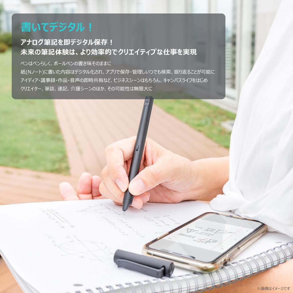 N Notebook NDO-DN181, Neo smartpen compatible, ring-type, A4 size, horizontally ruled, 144 pages, set of 3 [N College Notebook]