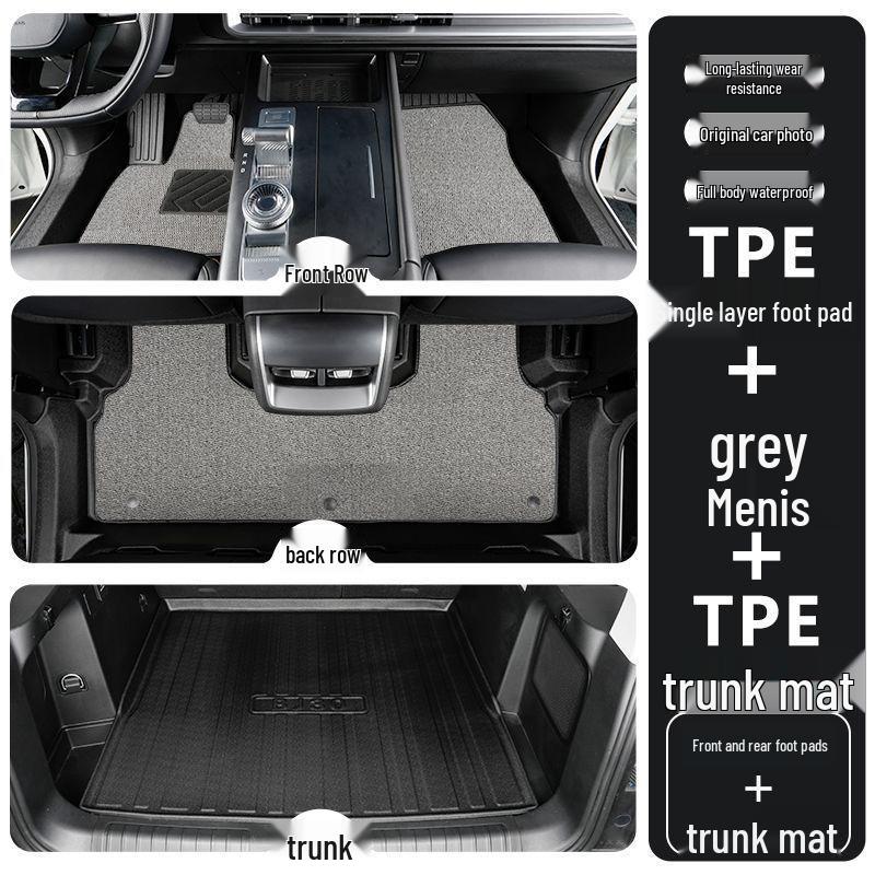 Full Coverage TPE Floor Mats for 2024 Beijing BJ30 - Car Modification & Decorative Accessories
