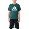 adidas Logo Print Rundhals Kurzarm T-Shirt Herren Tops Grün ADICLTS24TKP-GRW