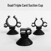 Fish Tank Suction Cup with Double Buckle for Oxygen and Water Tubes