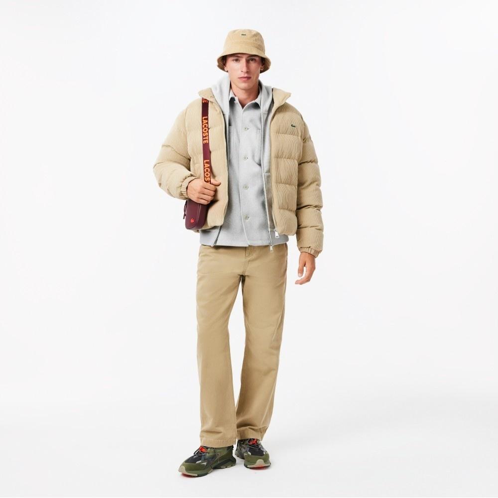 Lacoste Unisex Corduroy Cotton Bucket Hat Rk2934 54n 02s