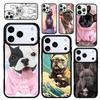 Capa Case for iPhone 17 Air 16 Pro Max 15 Plus 11 13 Mini 14 12 Back Phone Cover French Bulldog Dog