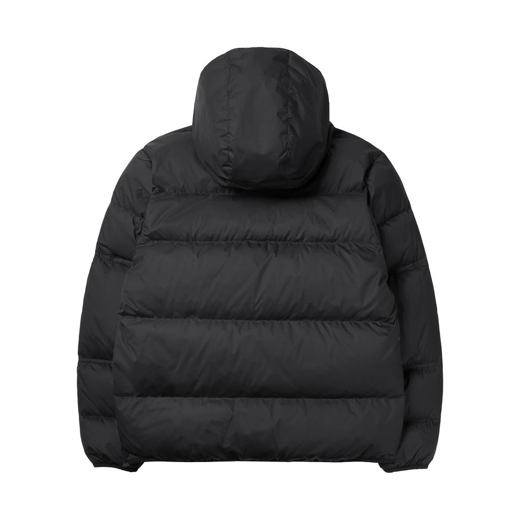 Nike Giubbotto con cappuccio e tasca con cerniera e logo a contrasto, da uomo, nero, DV1132-010