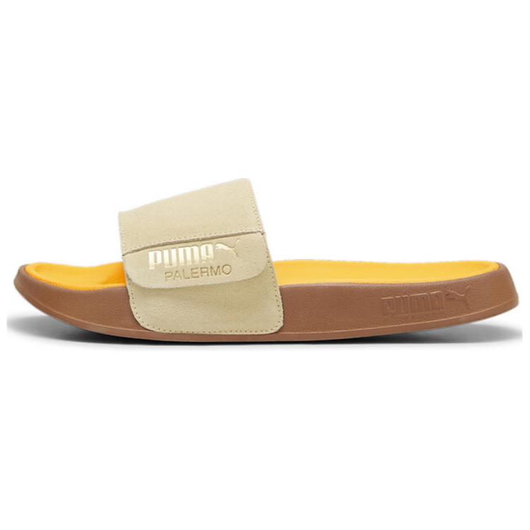 

Puma Leadcat 2.0 Palermo Foil Slide Sandals Unisex Footwear Yellow 399041-01 35.5