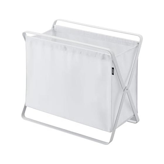 Yamazaki Jitsugyo (Yamazaki) Baggage Storage Box White Approx. W46 x D29 x H40cm (when used) Tower Folding Luggage Storage 3544