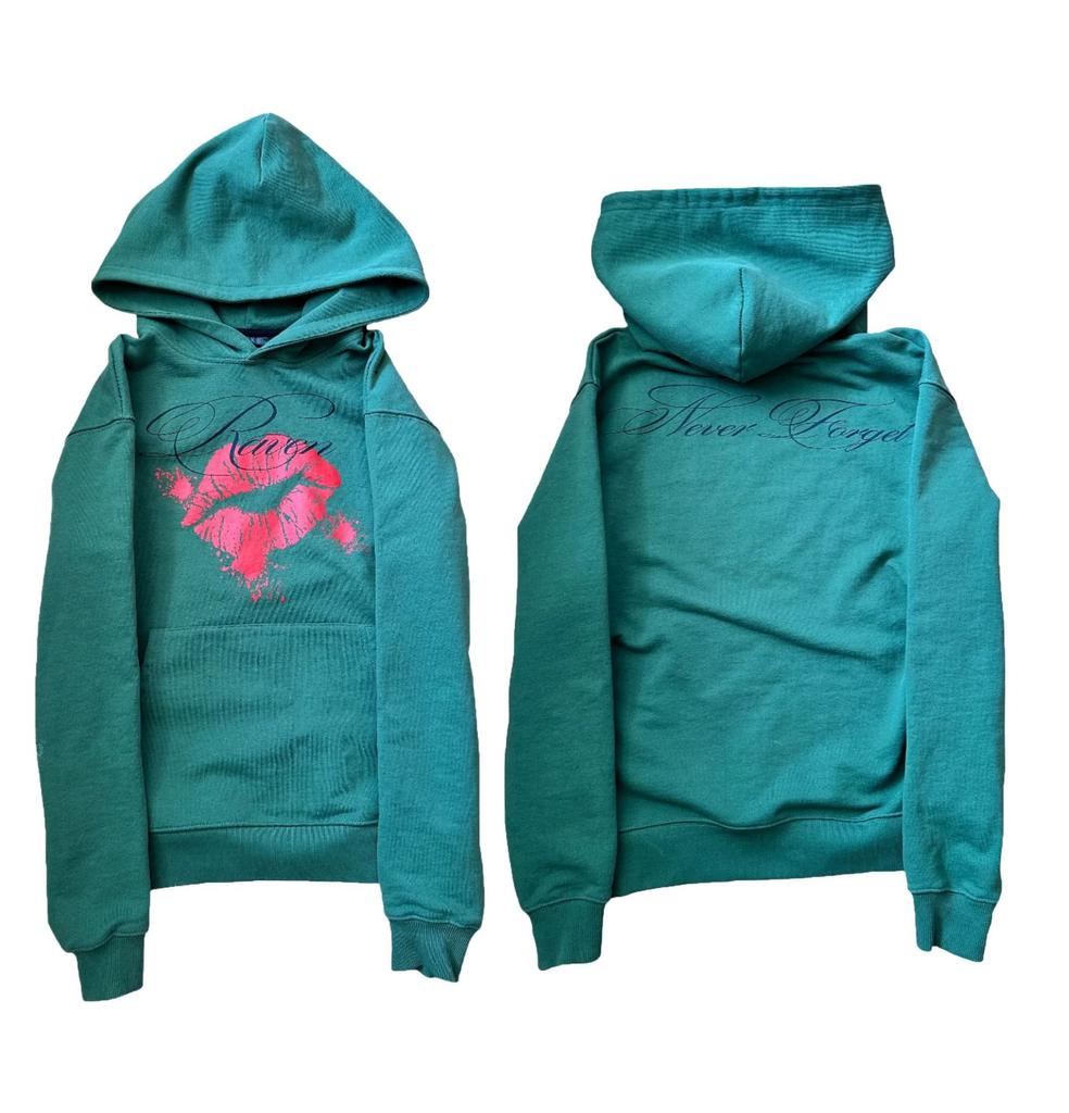 European and American long-sleeve pullover hoodie sweatshirt, dark retro punk print jacket y2k street fashion Instagram