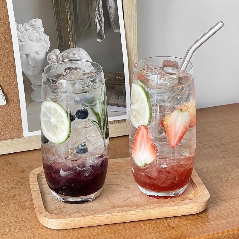 OLOEY Glass Fruit Tea & Mojito Cup