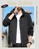 Poperdision Hooded Windbreaker Plus Sizes Loose Mountain Outdoor Solid Cold Men's Jacket, Autumn/Winter Wear, Available, Fit, Blouson/Jumper, Parka,