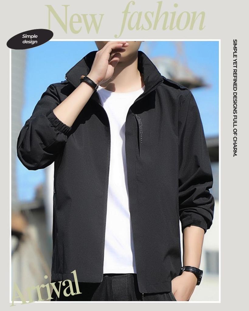 Poperdision Hooded Windbreaker Plus Sizes Loose Mountain Outdoor Solid Cold Men's Jacket, Autumn/Winter Wear, Available, Fit, Blouson/Jumper, Parka,