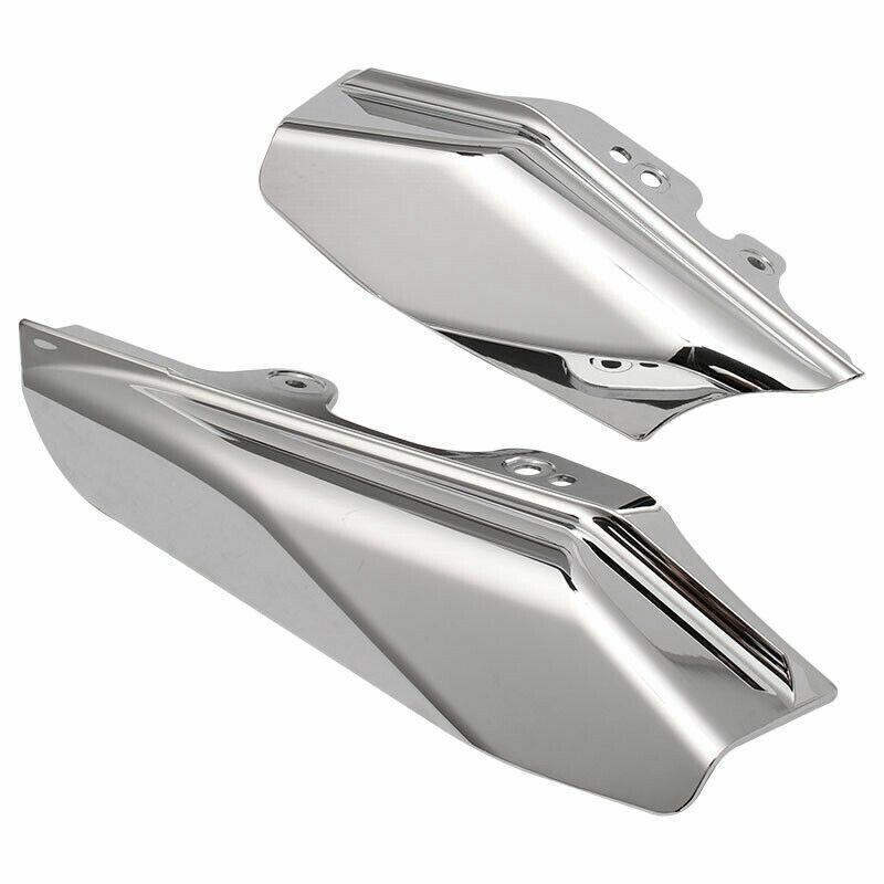 Chrome Motorcycle Mid-Frame Air Deflector For Harley Touring Street Electra Glide Road King FLHR FLHX FLTR FLHT FLHRS 2001-2008