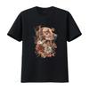 Bloemen Rhodesian Ridgeback Hond T-shirt voor Mama Schattig Ontwerp Liefhebbers Veelzijdige streetwear homme B