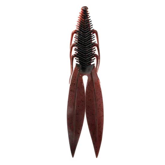 Fishing Lure Oversized Soft Bait Realistic Vibrant Color Compact Portable Artificial Fishing Bait with Twin Ridge Tails