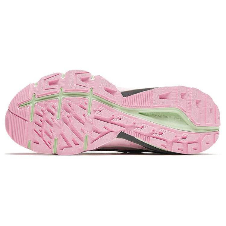 New Anta Walker Durable Breathable Low Top Running Shoes Women's Black Pink 122418890-5
