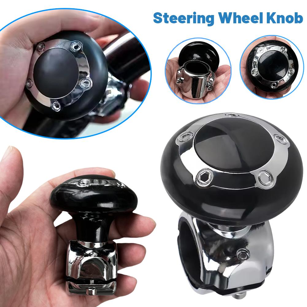 Steering Wheel Spinner Knob Universal 360 Degrees Car Vehicle Power Handle Steering Wheel Accessories Universal Fit for Car C1P1