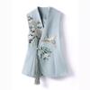 Temperament National Wind Vest Female Spring Product Heavy Industry Phoenix Embroidery Chinese-Style Waistcoat Female