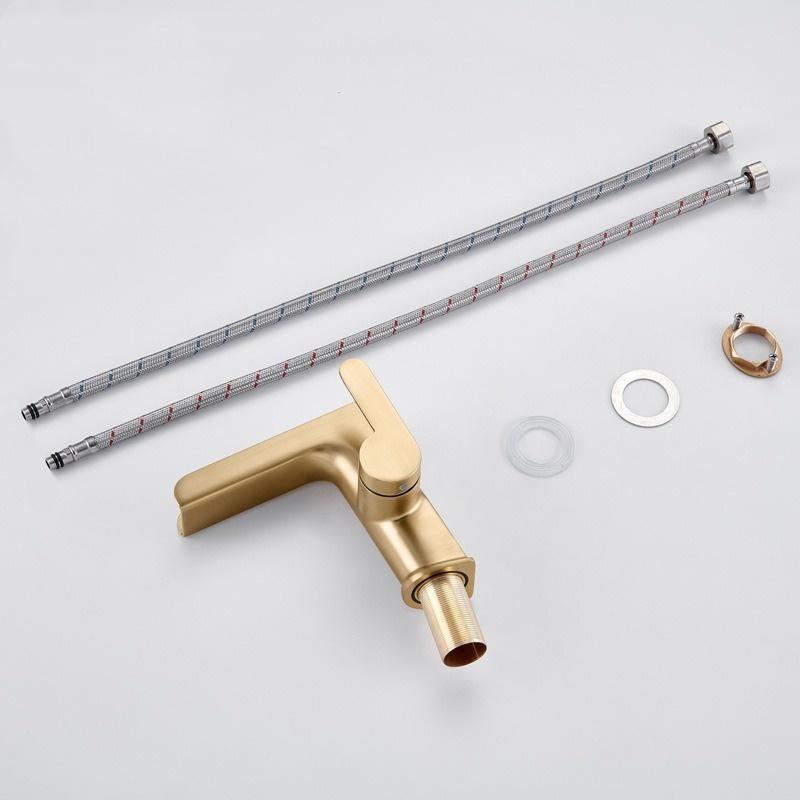 LED Bathroom Basin Faucet Hot and Cold Crane Brass Digital Display Sink Mixer Single Lever Sink Faucet Water Faucet Crane