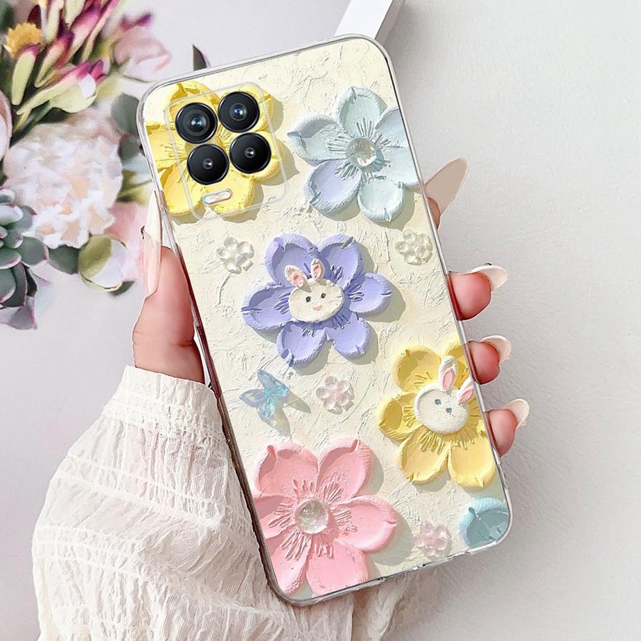Cute Cat Fashion Painted Cover For Realme 8 Case Cover For Realme 8 Pro Soft Silicone Phone Case For Realme8 5G Realme 8i Bumper
