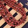 Natural Stone Sesame Red Jaspers Round Loose Beads For Jewelry Making DIY Bracelet Necklace