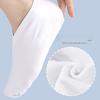 Solid Color Sock Cover, Summer Thin Soft Socks, Cotton Spandex Soft Solid Color, Simple Indoor Foot Cover