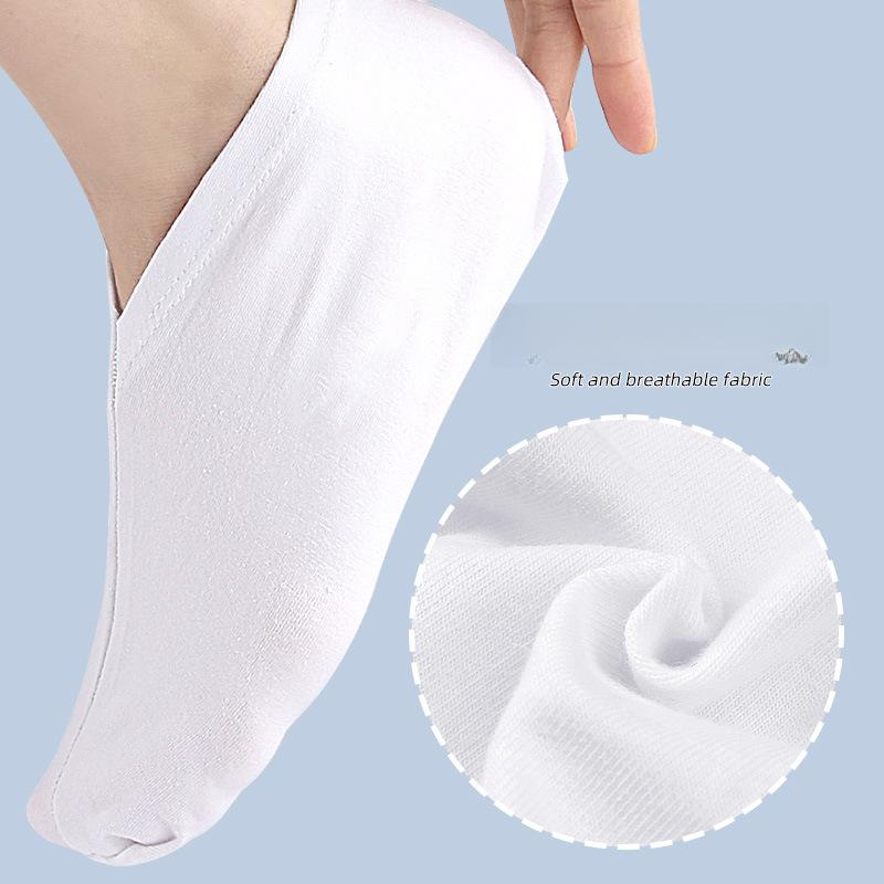 Solid Color Sock Cover, Summer Thin Soft Socks, Cotton Spandex Soft Solid Color, Simple Indoor Foot Cover