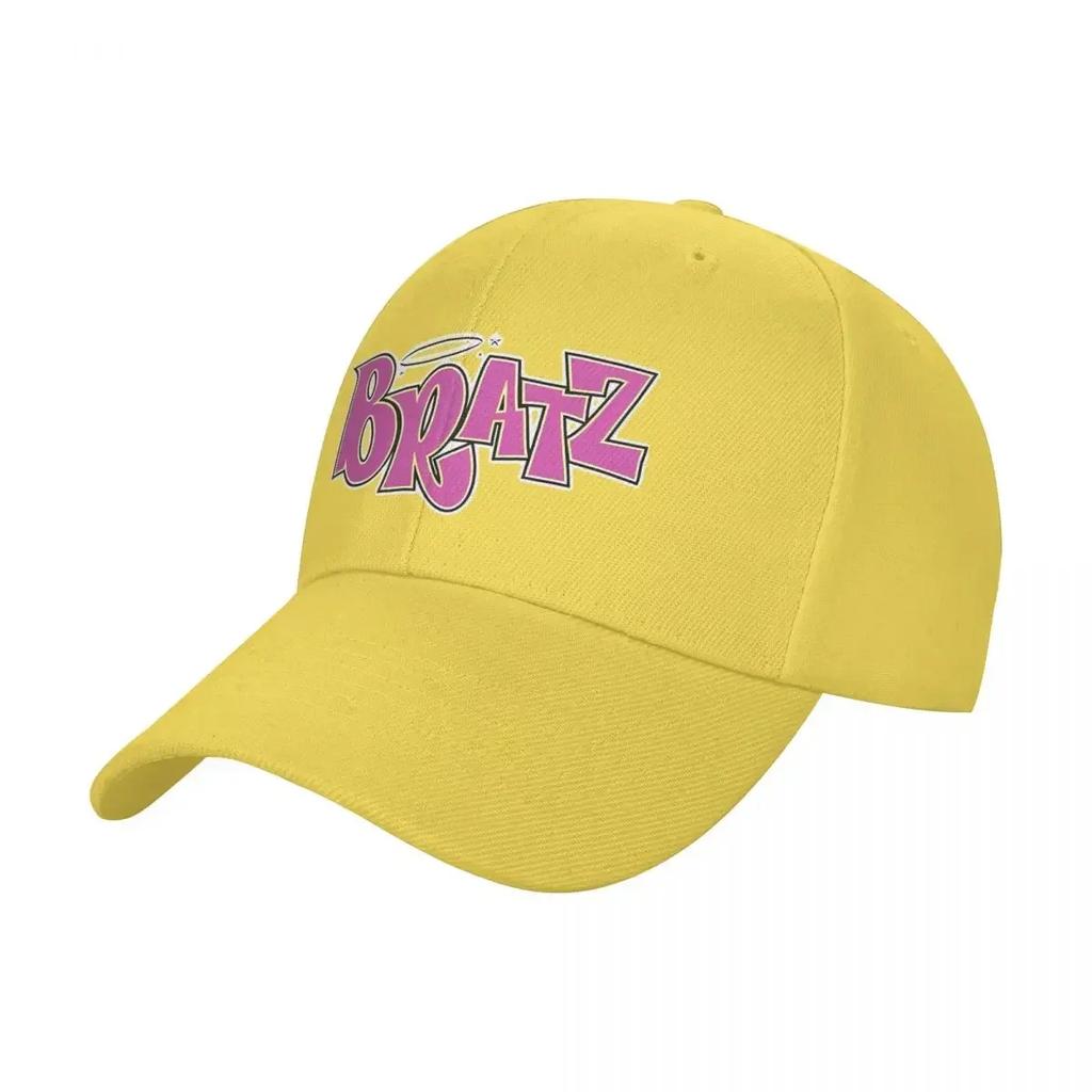 Bratz Logo Casual Baseball Cap Spring Trucker Hat Wholesale Outdoor Gym Snapback Cap Unisex Men Trendy Baseball Caps