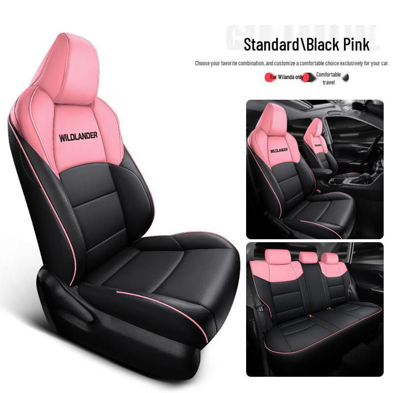 QQG Custom Leather Seat Cover for All-Season Full Coverage - Fits Toyota Venza