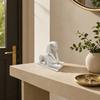 3D Printed Egyptian Sphinx Statue, White Lion Figurine for Desk, Ancient Egypt Home Decor for Shelf, Mythical Gift for History Buffs