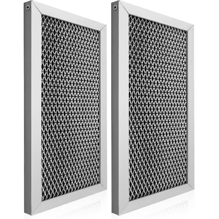 3 Pcs Microwave Charcoal and Grease Filter Fit for Samsung ME18H704SFS/AA ME18H704SFS/AC ME18H704SFW/AA ME18H704SFW/AC Microwave Charcoal Filter
