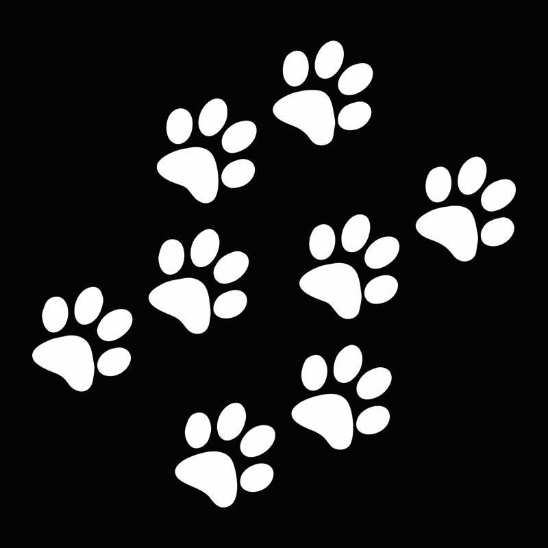 11.4CMX11CM HungMieh Car Stickers Cat Paw PrintSticker On Car 3D Carbon Fiber VinvMotorcycles Decoration Stickers and Decals