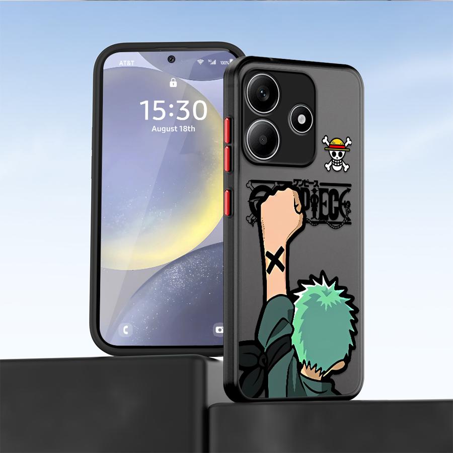 Funda Back Phone Cover Case for Xiaomi Redmi Note 14 12 14C 11 13C 9S 10 A4 13 Pro Plus One Pieces Zoro Luffy