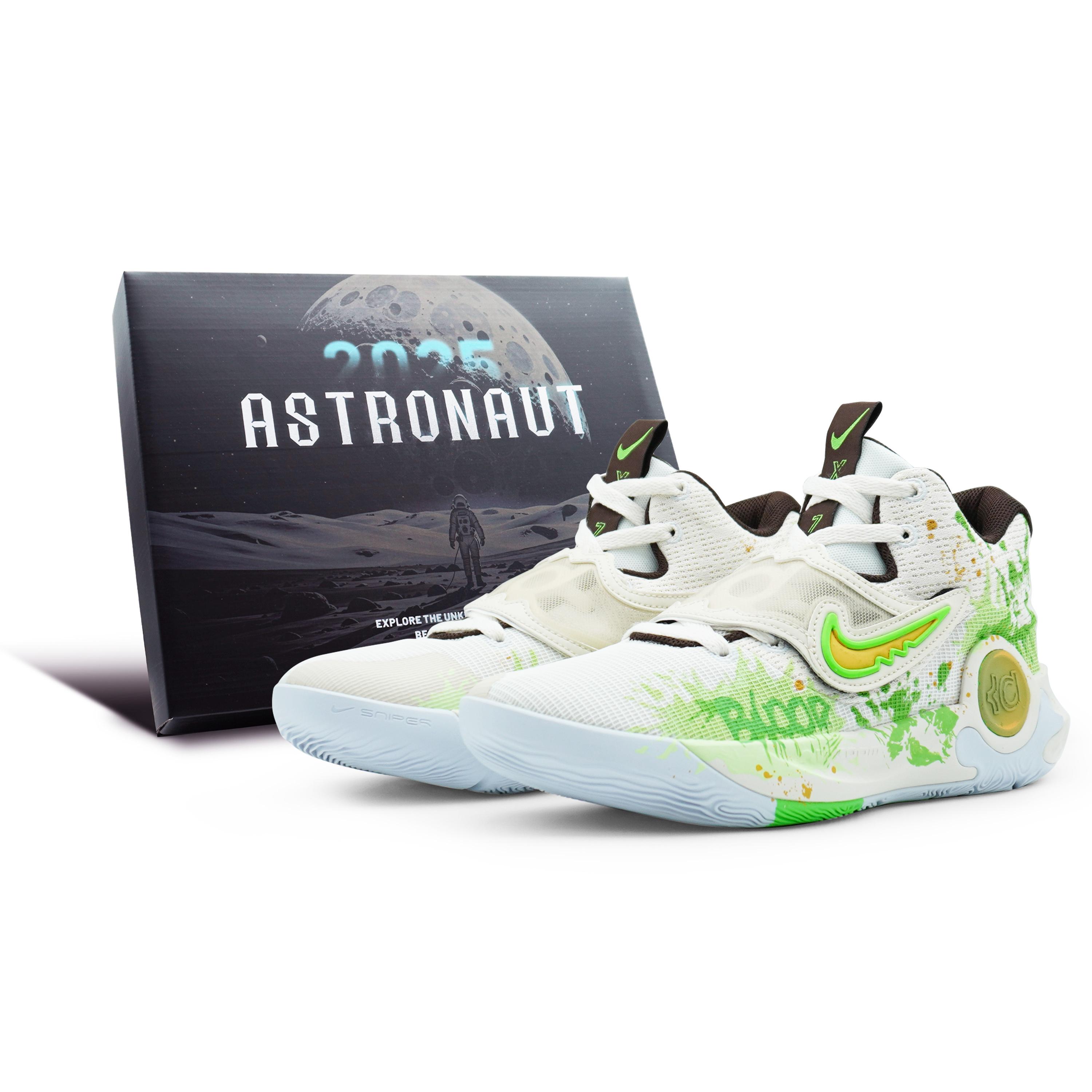 

Nike KD Trey 5 X Cushioning Moisture Wicking Low top Basketball Shoes Men s Green White Orange DJ7554-014(Team256-SBOX) 40