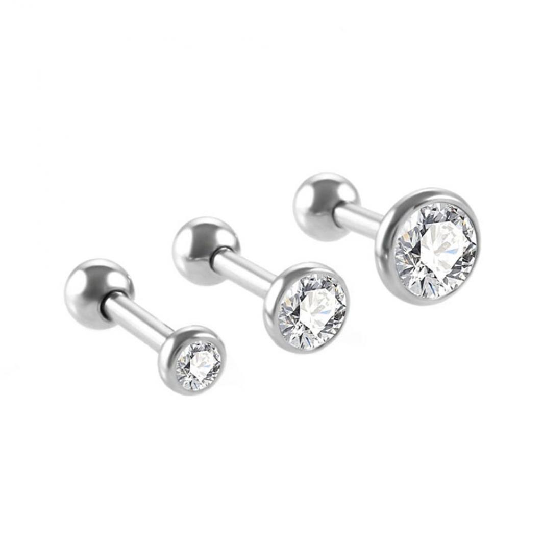 

3 шт блестящие серьги-гвоздики со стразами женские очаровательные ювелирные изделия подарок мода роскошь