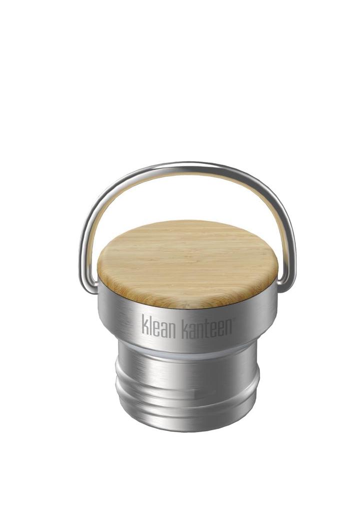 Klean Kanteen Rise Classic Reflect Bamboo 19322171488016 (with Cap), 16oz/473ml,