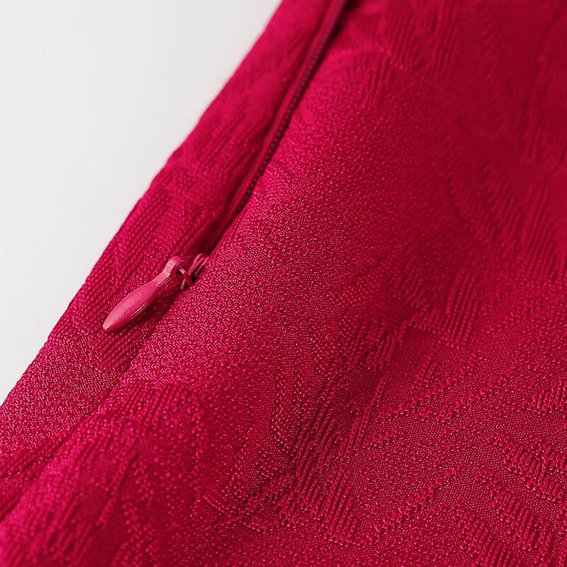 Elegant New Chinese Style Red Cheongsam Dress