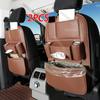 Universal Car Seat Organizer, Generation Enhanced Car Rear Seat Organizer, Waterproof PU Leather Car Tidy Organizer