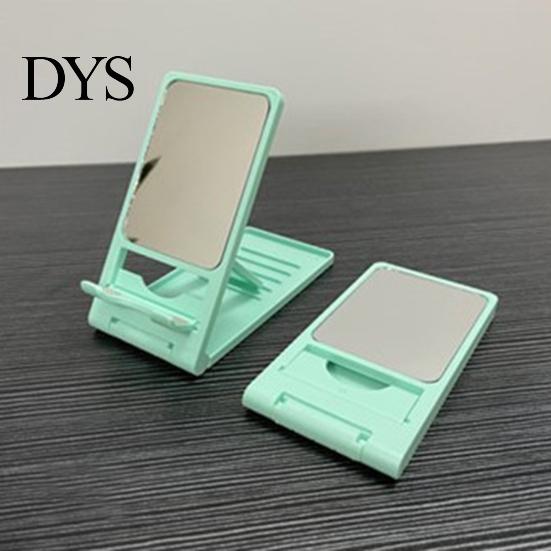 Phone Rack Stand Angle Adjustable with Mirror Stable Support Foldable Mobile Bracket Tablet Holder Lazy Desktop Accessories