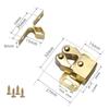 Antique Copper Color Magnet Cabinet Catches Magnetic Catch Free Screws Door Stop Roller Mechanism Buffer System