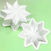 Silicone Snowflake Cake Baking Molds Practical Snowflake Mousses Molds Portable Dessert Mould for Family Gatherings