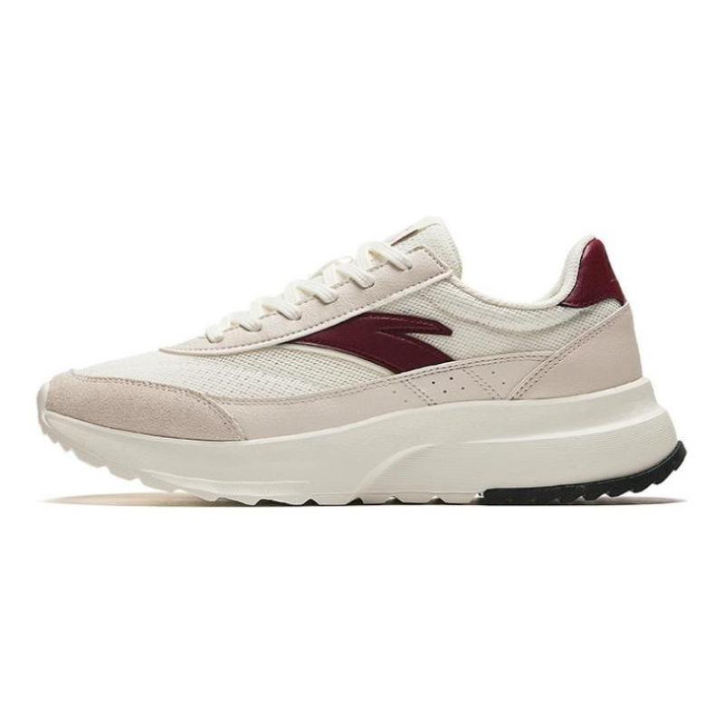 Anta Women Low-top Shock-absorbing Casual Shoes White Red 922428803-2 37.5