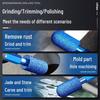 Hex Shank Diamond Grit Grinding Head for Hand Drills - Inner Hole Polishing & Milling Cutter Tool