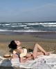 High-End Color Block Slimming Bikini for Women - Ins Style Pure Desire Swimsuit
