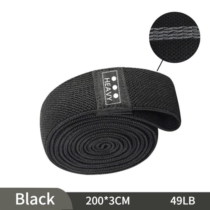 105lb Long Resistance Loop Band Kit Unisex Fitness Yoga Elastic Bands Hip Circle Thigh Squat Band Workout Gym Equipment for H Practical Use