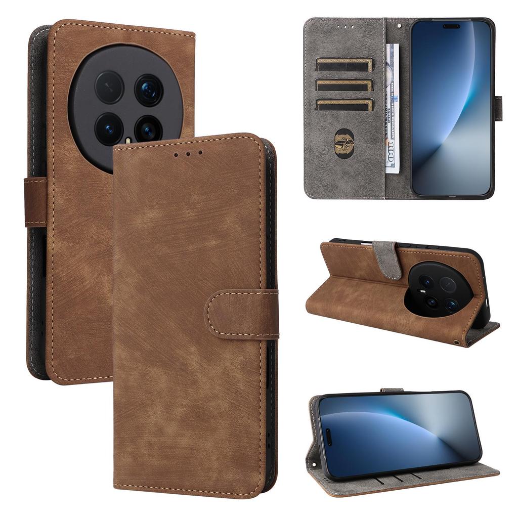 Flip Cover für Honor Magic8 Pro PU Leder Handyhülle Ganzkörperschutz [RFID-Blockierung] Brieftaschenhülle