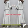 Europäisches Frühling/Herbst Chic Zweiteiler: Langes Sweatshirt & Rock - Lässige koreanische Mode für Frauen