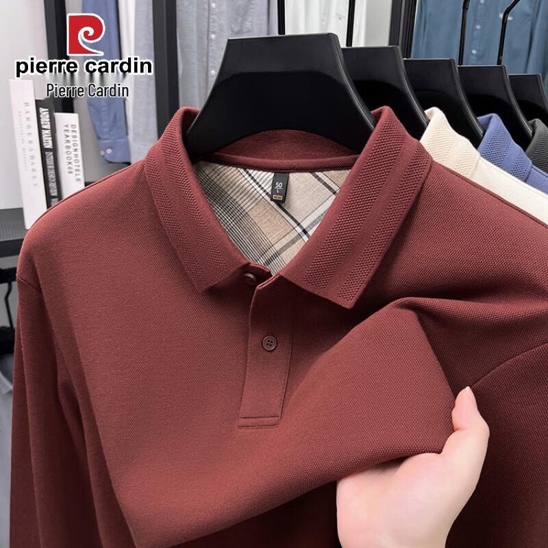 Pierre Cardin Men s Long Sleeve Cotton Polo T-Shirt XL