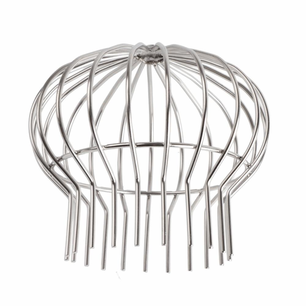 304 Stainless Steel Gutter Guard Strainer Round Line Cap Floor Drain Net Pipe Protector  Balcony
