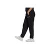 Adidas Solid Color Lace-Up Casual Sports Pants Women Bottoms Black HM4872