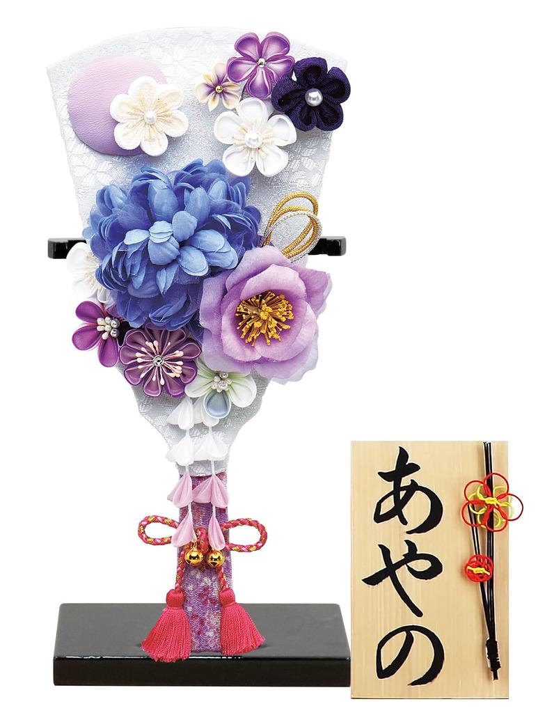 Osaka Choseido Hagoita with personalized wooden plaque included perfect for the first New Year New purple hair (Japanese paddle) - Cute, stylish,